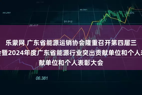 乐蒙网 广东省能源运销协会隆重召开第四届三次理事会暨2024年度广东省能源行业突出贡献单位和个人表彰大会