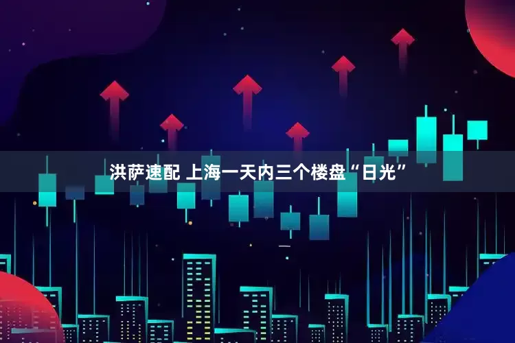 洪萨速配 上海一天内三个楼盘“日光”